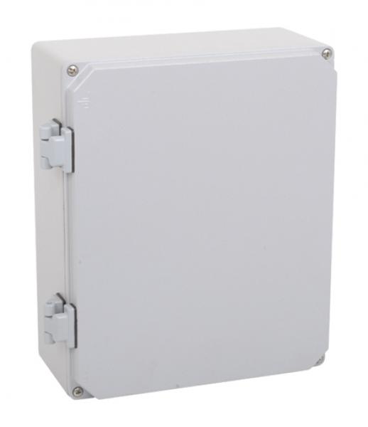 Aluminium-Schaltschrank mit Scharnieren 230x280x110mm